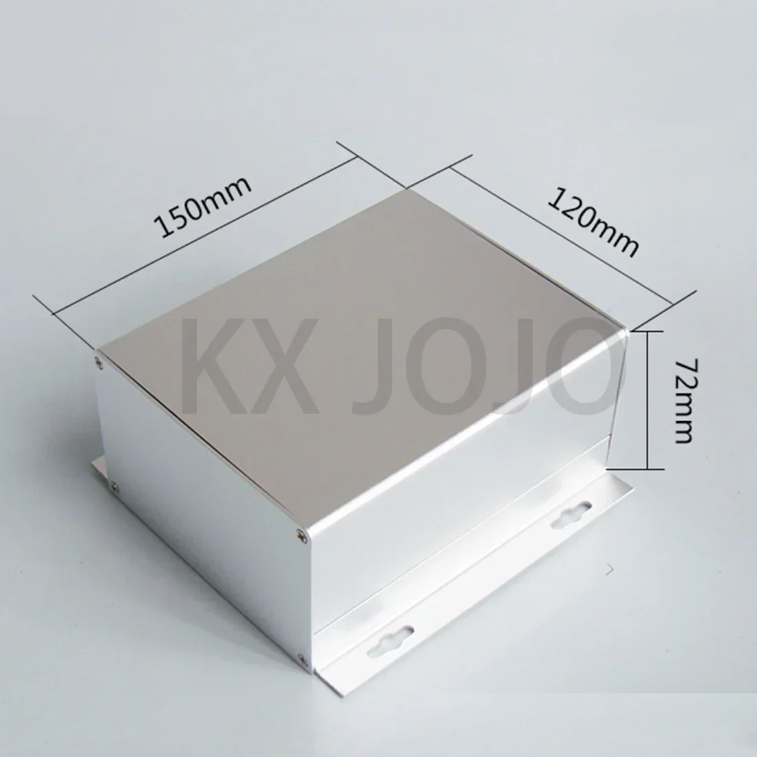 

Aluminum Enclosure 120*72*150mm Split Waterproof Box Type Case Electronic Box DIY Power Housing Instrument Silver