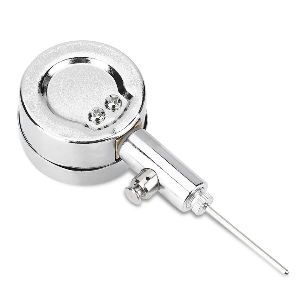 

Манометр для футбольных мячей с двойной шкалой, металлический, профессиональный, точный, миниатюрный, барометр, инструмент для измерения давления воздуха в футбольных мячах