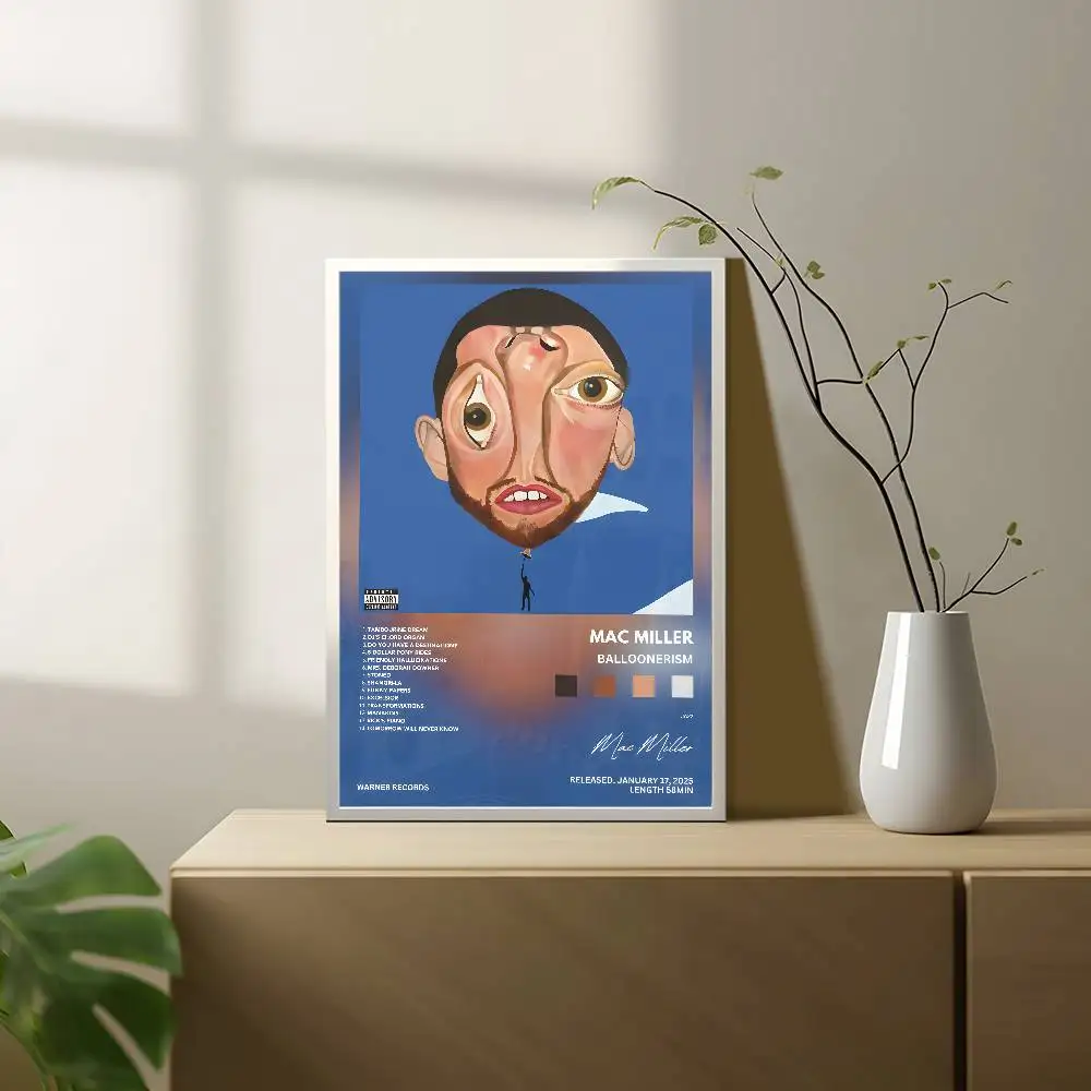 شعبية المغني M-Mac ميلر المشارك عالية الجودة النوم غرفة المعيشة الجمالية الجدار الديكور اللوحة ملصقات هدية