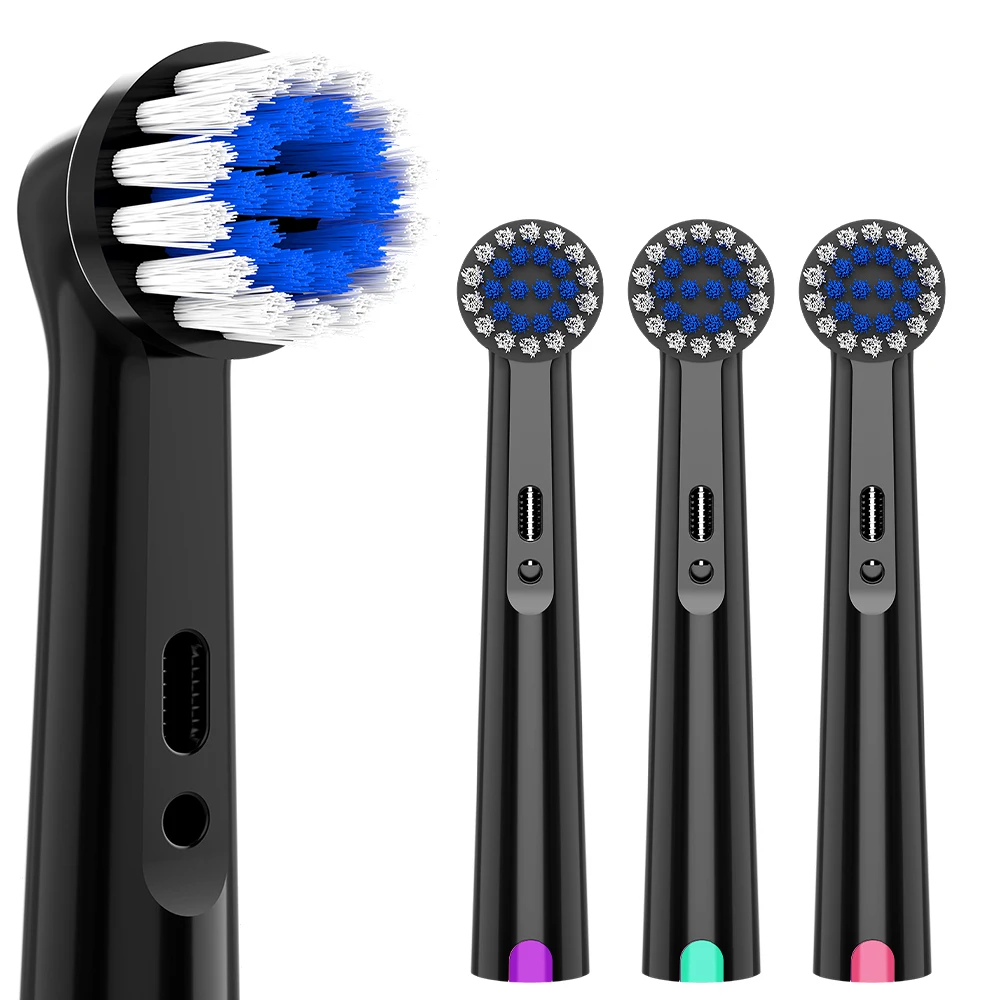 Soft Bristles Replacement Brush Heads Compatible with Oral B Electric Toothbrush, for Pro 1000 100 1500 500(Pack of 4/12/20)