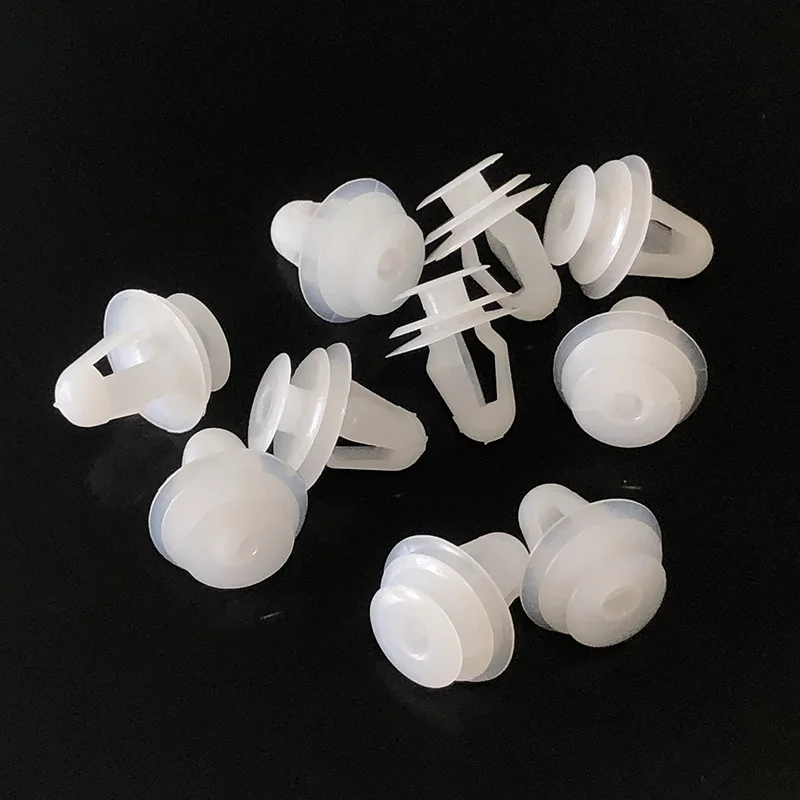 20/50pcs Car Plastic Rivets Fastener Door Clips for Nissan For TIIDA X-TRAIL Interior Door Card Panel Trim Clips White