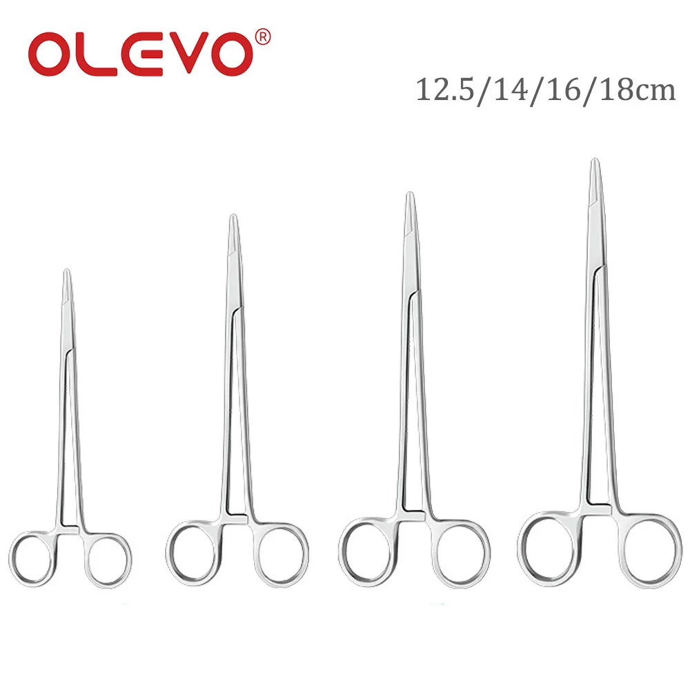 OLEVO Dental Surgical Needle Holder Pliers Stainless Steel Autoclavable Orthodontic Forcep Tweezer Instrument Odontologia Tool