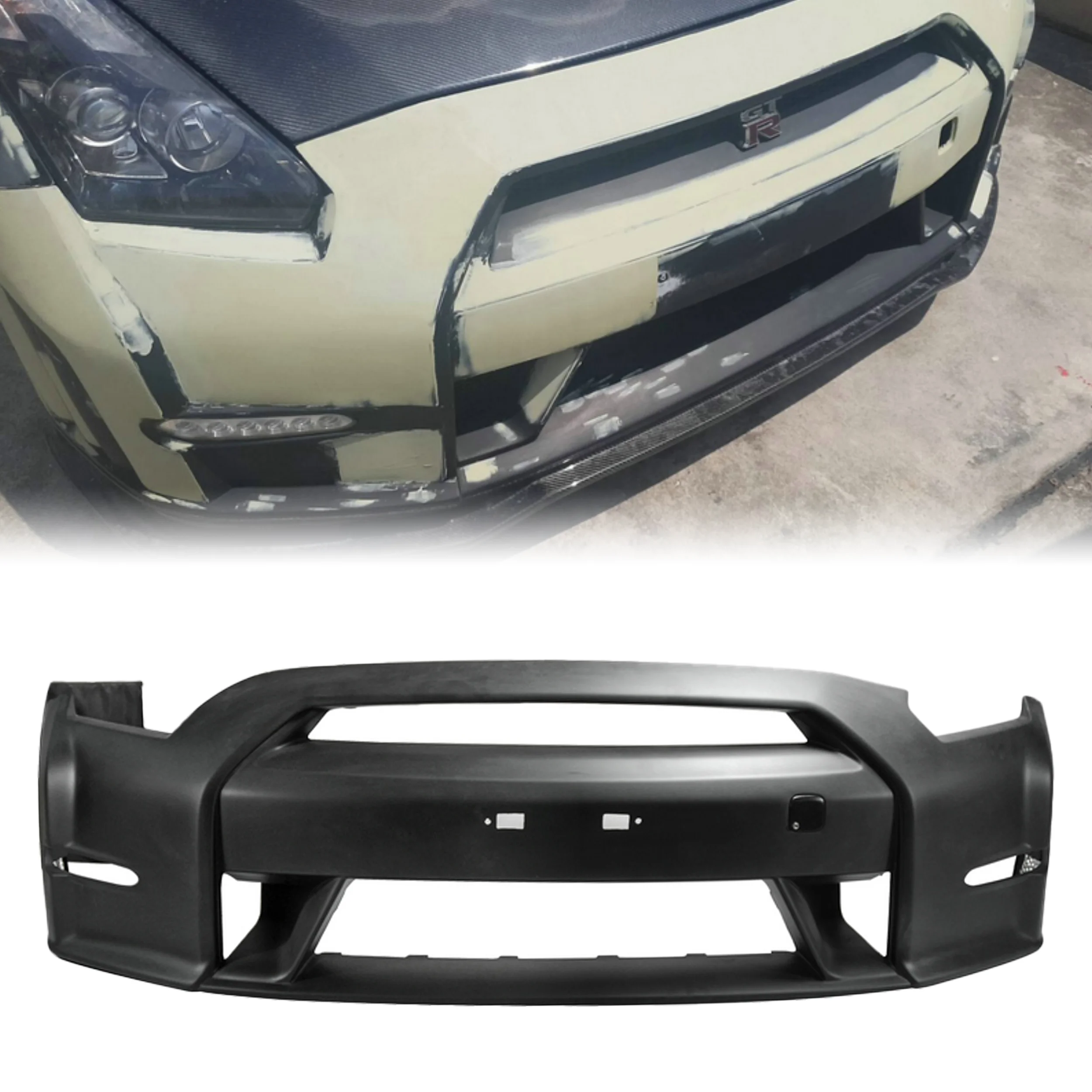 

Applicable toAuto Body for Nissan GTR R35 Nismo Style Front Bumper