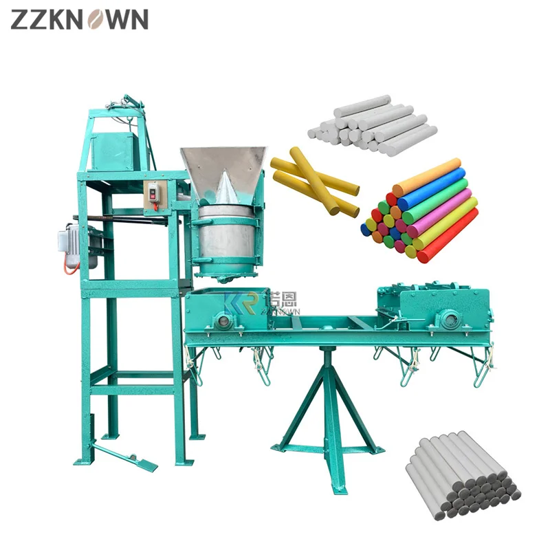 Electric Automatic School Dustless Chalk Making Machine Blackboard Chalk Piece Moulding Drying Machines Production Equipment