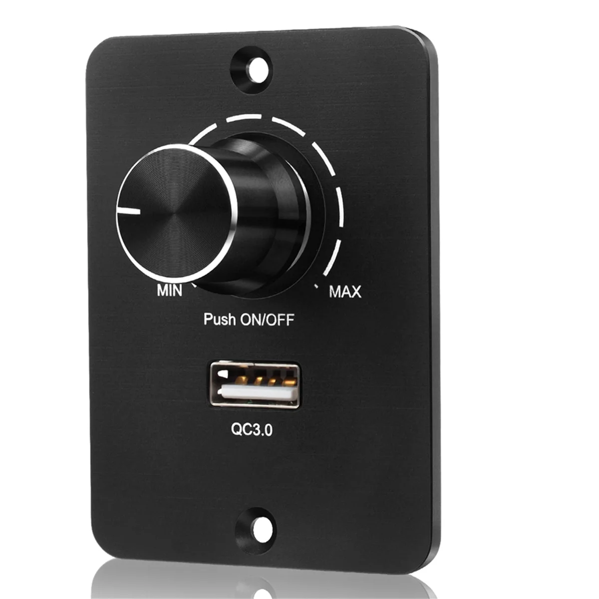 جديد 3C-DC 12-24 فولت LED باهتة PWM باهتة التبديل ، 5 أ 3 سلك باهتة لمصابيح LED مع USB شحن سريع QC 3.0 ل RV ، قارب ، شاحنة