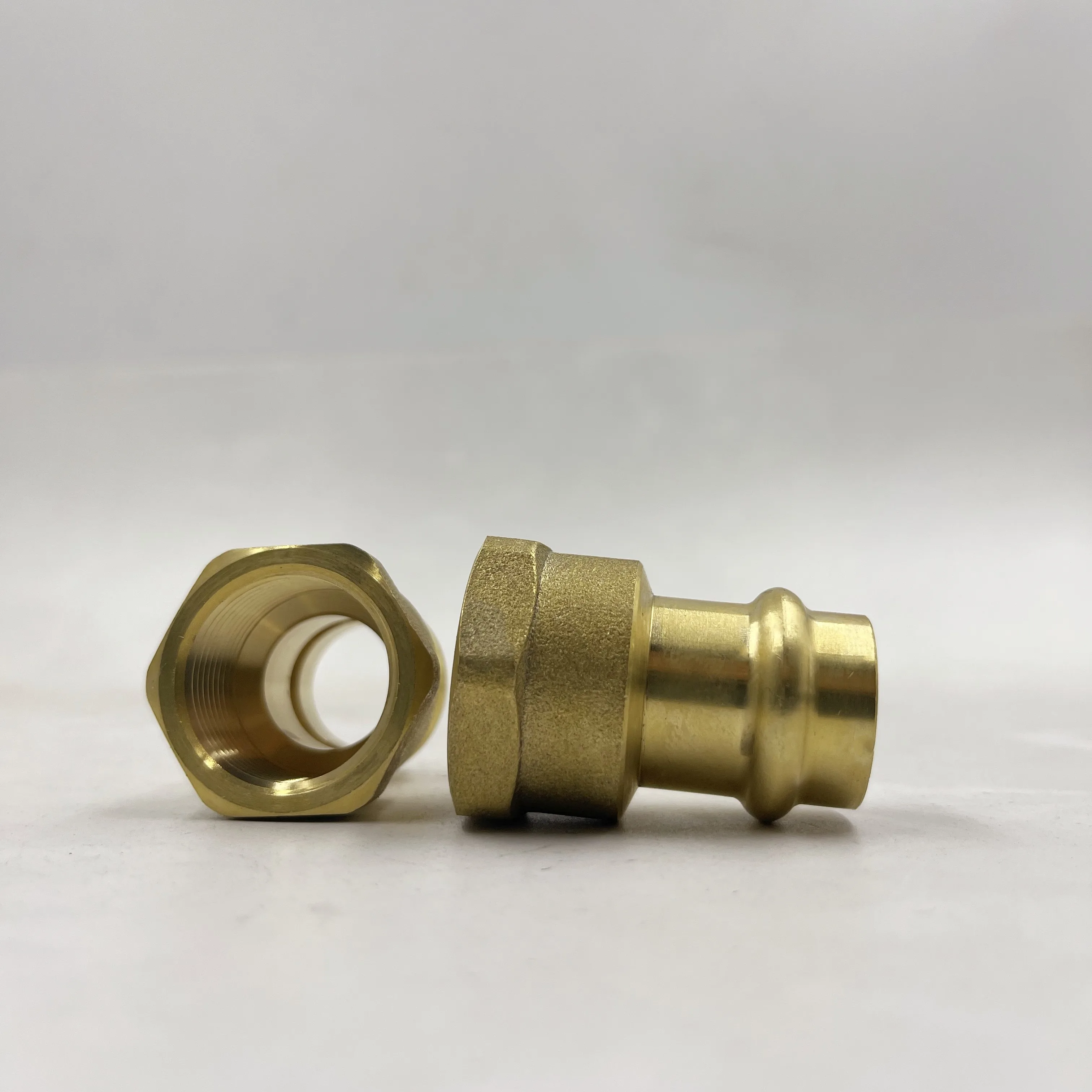 Factory Fittings Brass Press F Adapter Wholesale  Brass V-PRESS Series Plumbing accessories 2023 Factory Hot Selling product