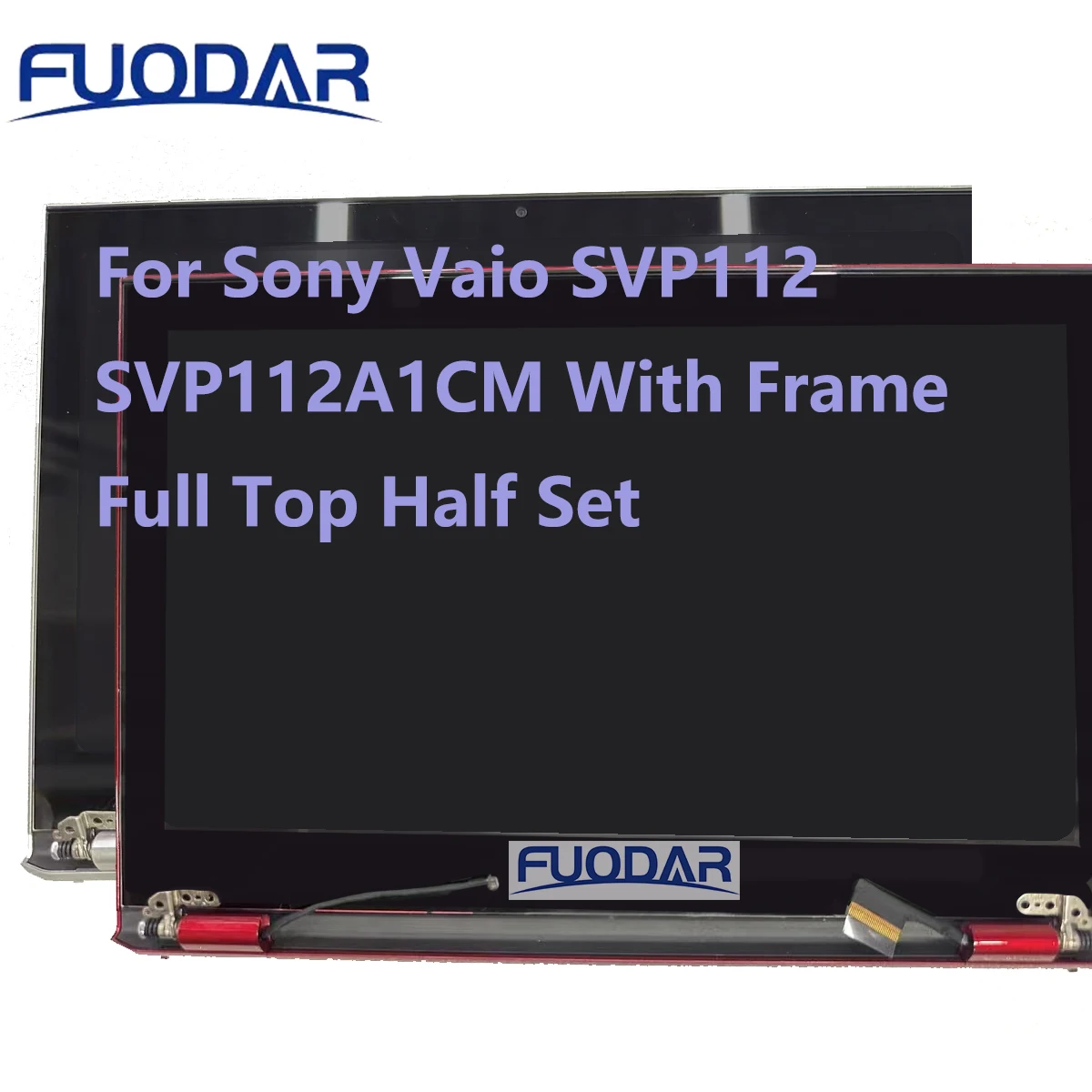 LCD Display Touch Screen Digitizer Complete Assembly For Sony Vaio SVP112  SVP112A1CM With Frame Full Top Half Set