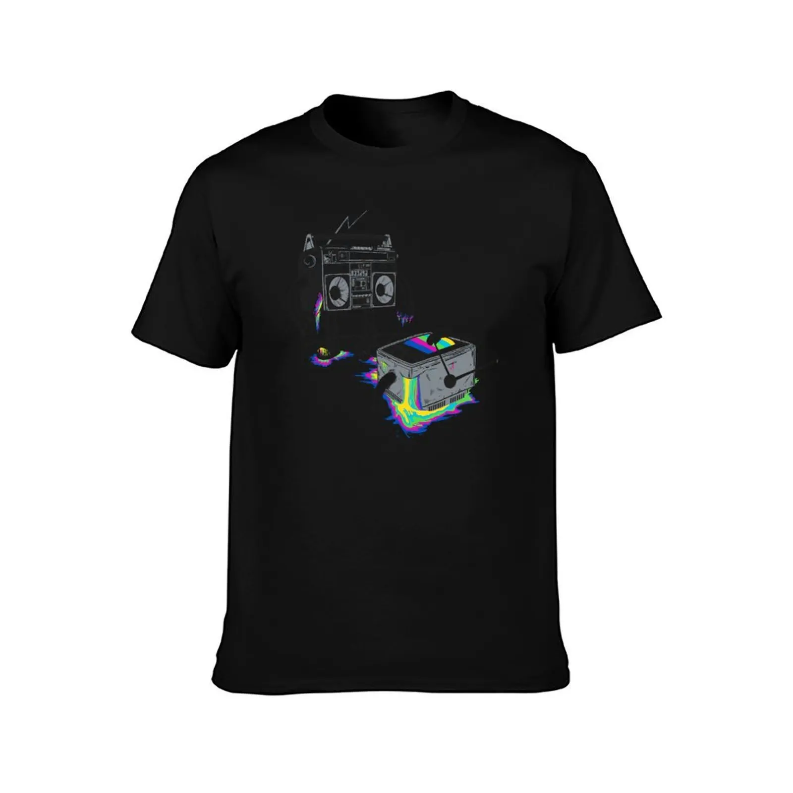 Revenge of the Radio star T-Shirt Big Size Crew Neck T-Shirt