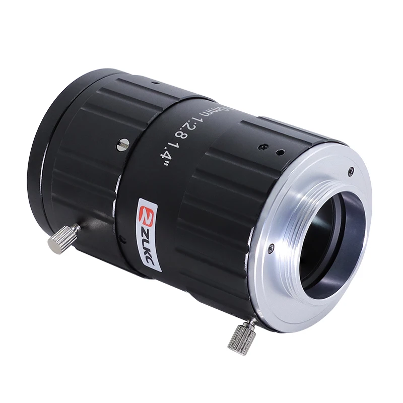 ZLKC-عدسة عالية الدقة C مثبتة على الكاميرا ، قزحية يدوية ، تشويش منخفض ل CCTV ، كاميرات Basler ، 50 عدسة ، 45 ميجابكسل ، F2.8