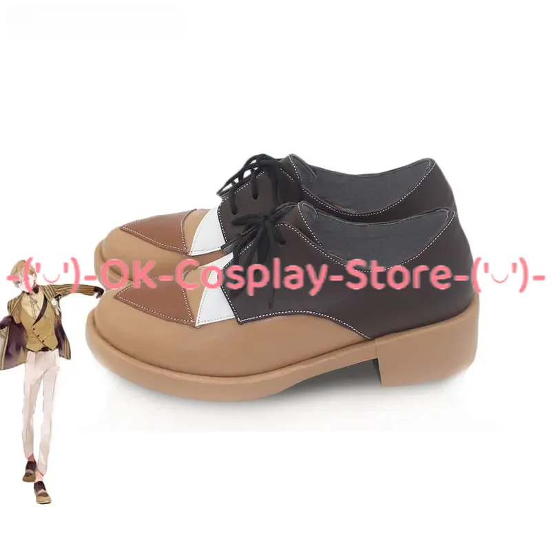 Fura Kanato Cosplay Shoes PU Leather Shoes Halloween Carnival Boots Vtuber Cosplay Prop Custom Made