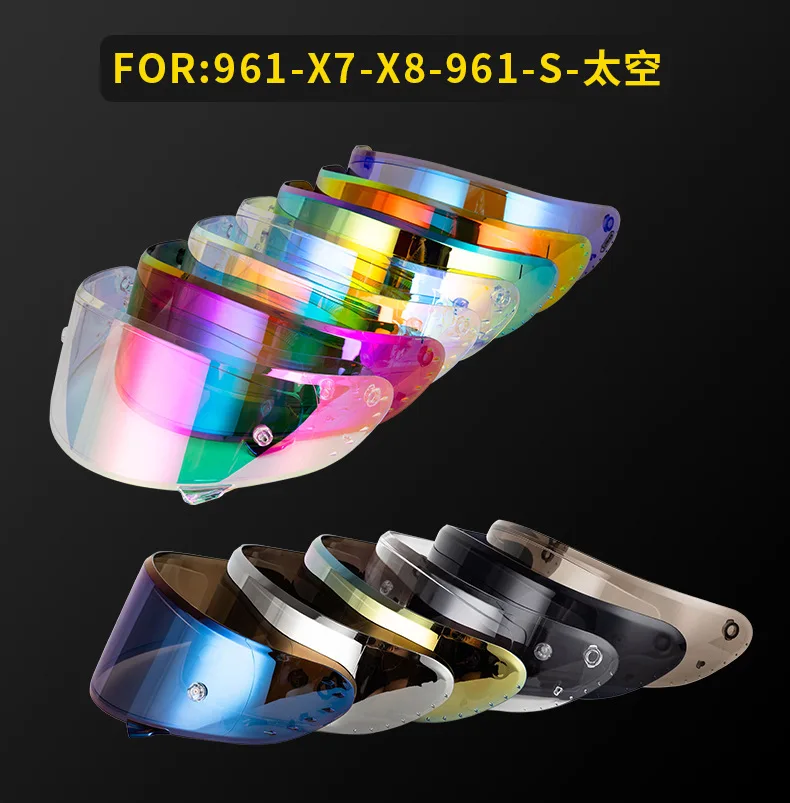 

SOMAN 961 SM X7 SM X8 Visor Motorcycle Helmet Anti Glare Sunscreen Anti UV Windshield Helmets Shield Moto Helmet Accessories