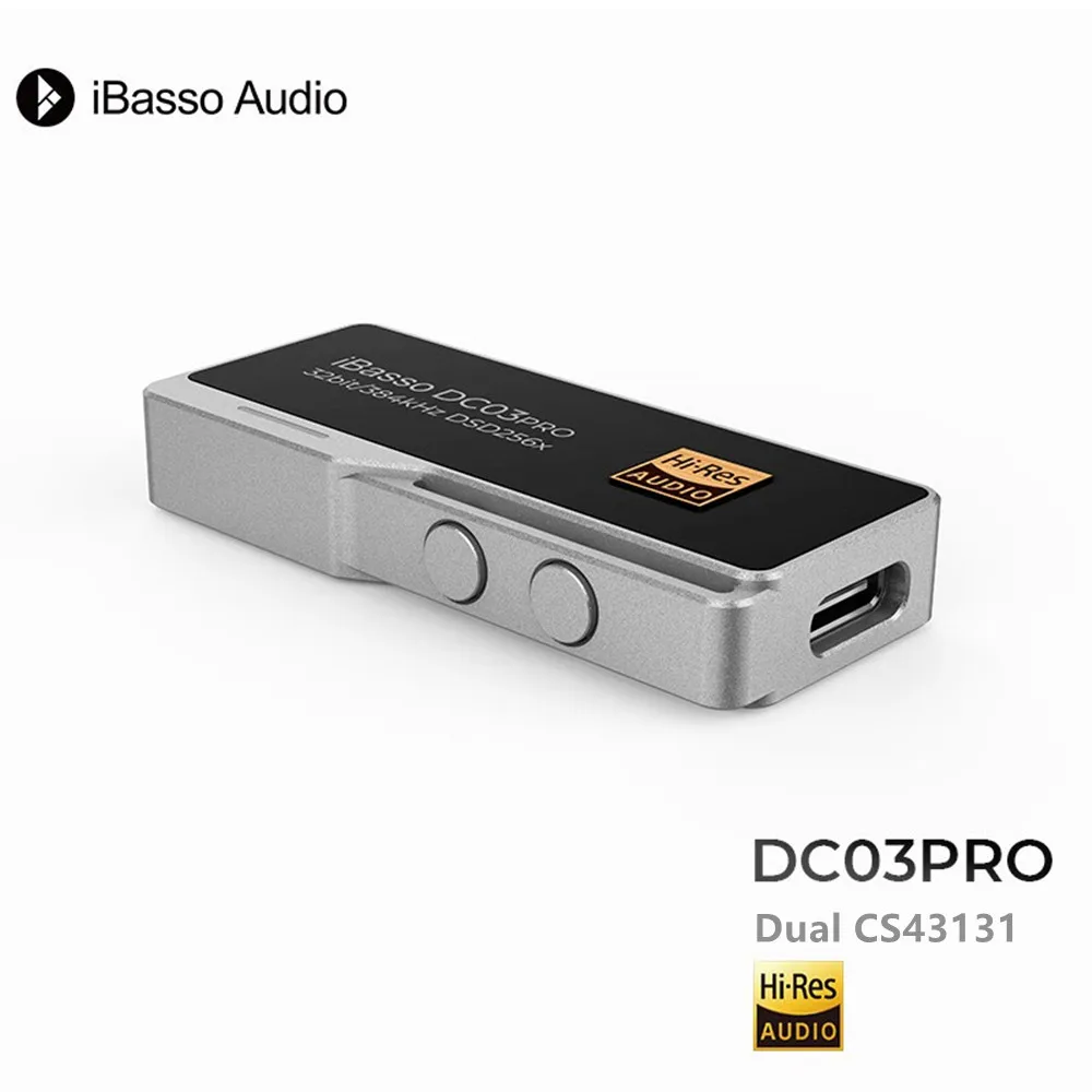 Ibasso DC03PRO DC04 برو فك سماعة مكبر للصوت نوع-C إلى 3.5 مللي متر المزدوج CS43131 DAC للهاتف أندرويد الصوت فك الأسلاك