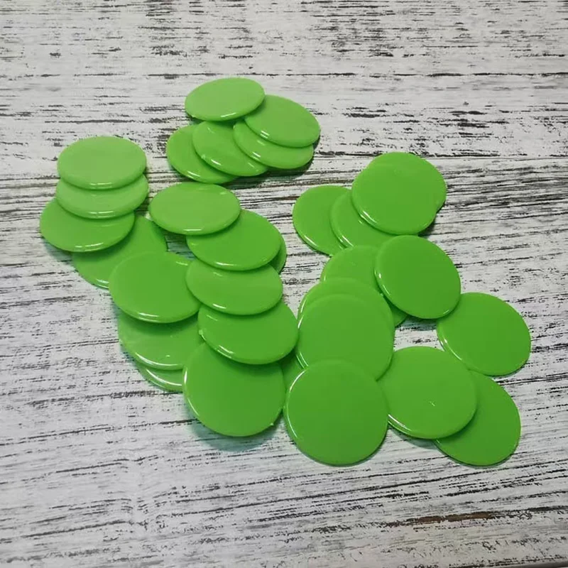 

200X Plastic Counters Game Chip Currency Board Game Teaching Toy Yellow Blue