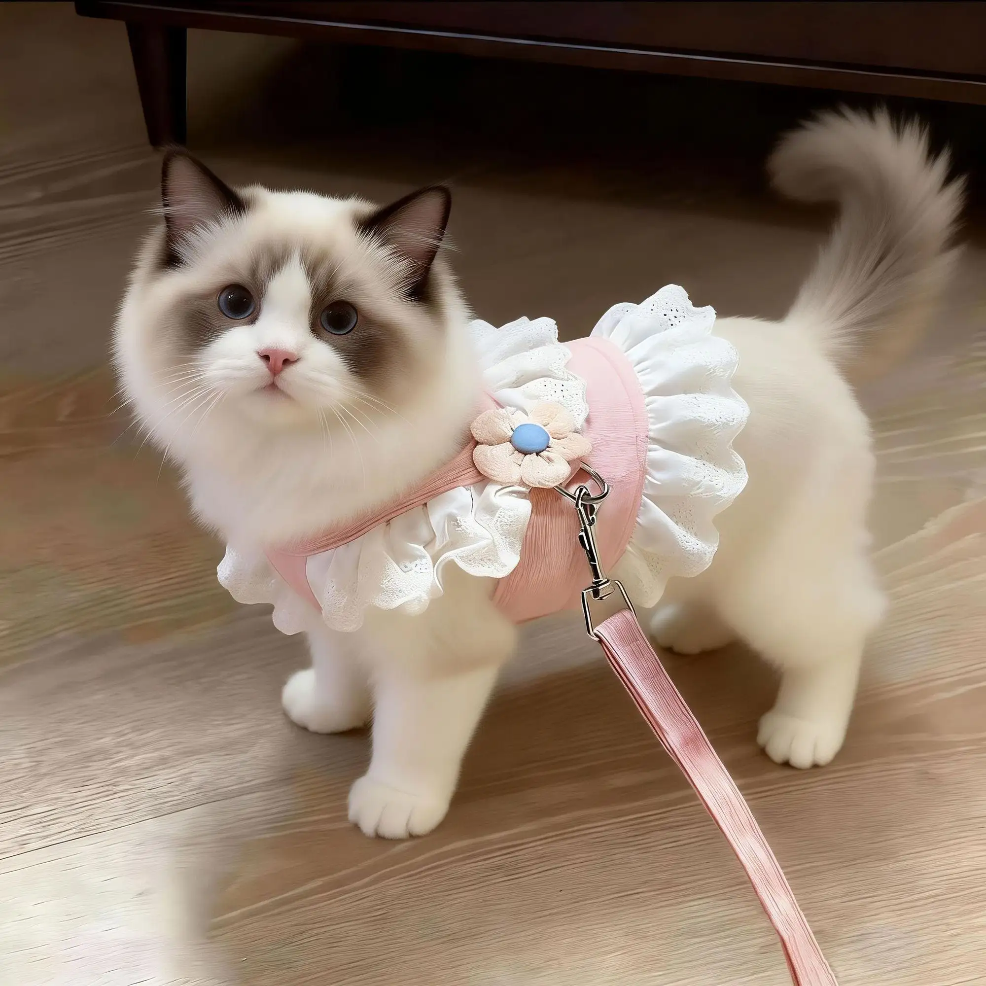 Princess Pet Dress Harness & Leash Set 5