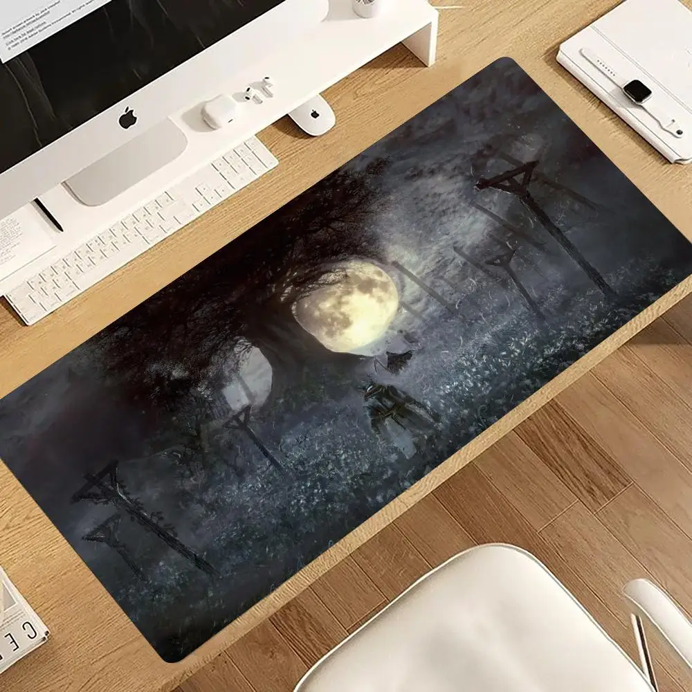 Hunter Dream Mouse Pad Mouse Mat Carpet Playmat Desk Accessories Office Decor Desk Mat Big Mousepepad Rug Gamer Setup Decoration