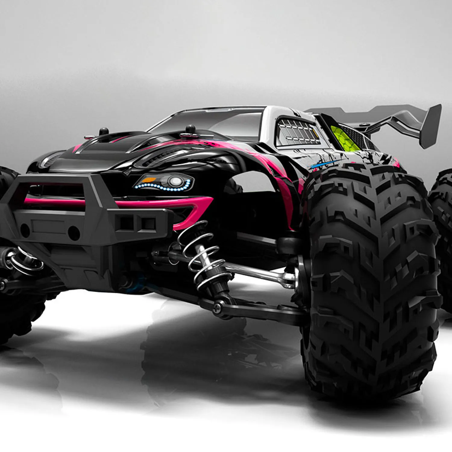 

1/16 Игрушечный радиоуправляемый внедорожник Q117 с дистанционным управлением, полноприводный высокоскоростной автомобиль, 70 км/ч, бесщеточный двигатель, ESC, подъемное колесо RTR