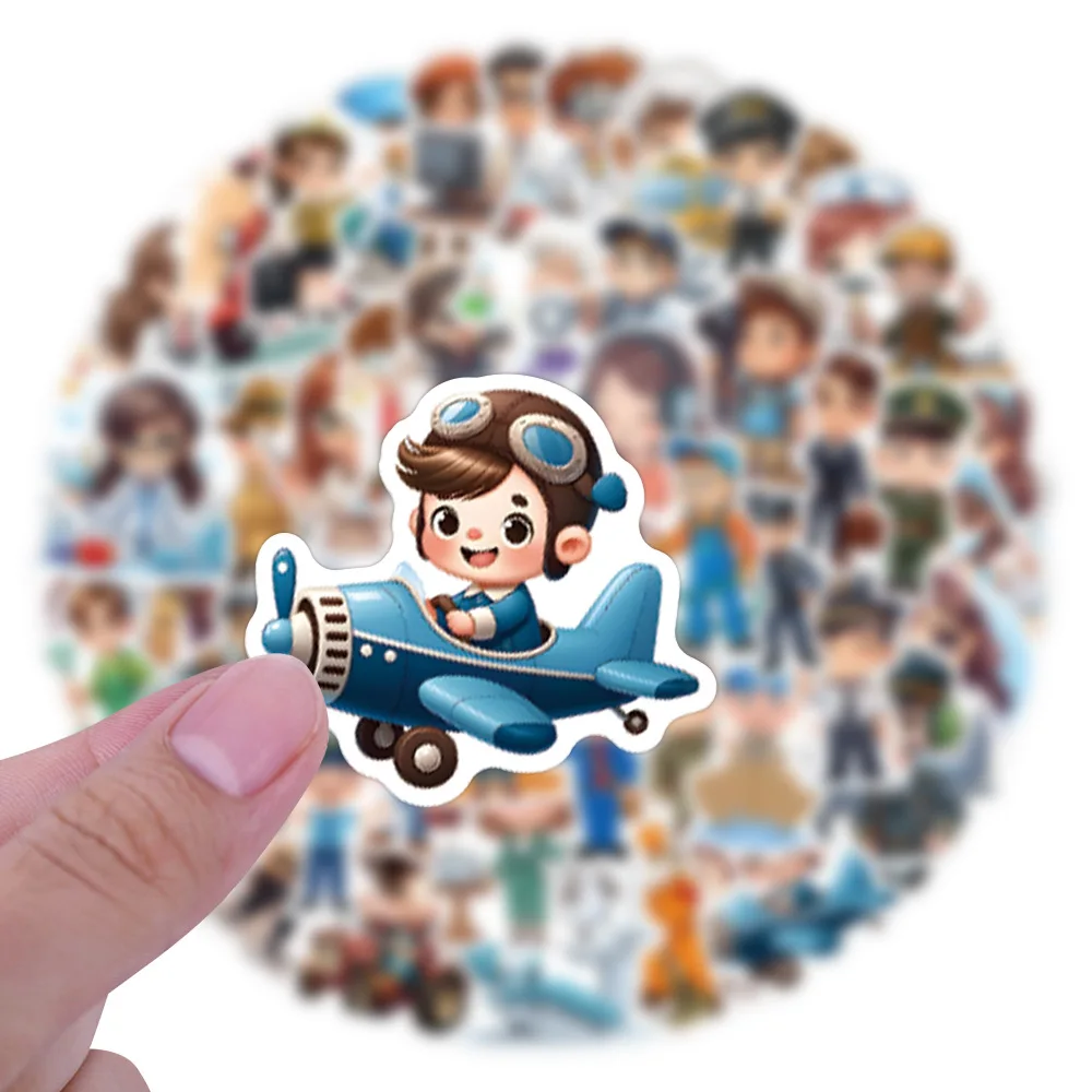 63/126 pezzi adesivi di cancelleria per graffiti carriera multipla per adesivi per scooter per bottiglie d'acqua per bagagli