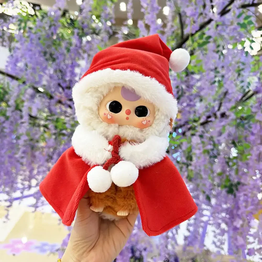 For Baby 3 Years Old Replacement Christmas Outfit Playing House Accessories Rompers Cartoon Plush Doll Mini Clothes