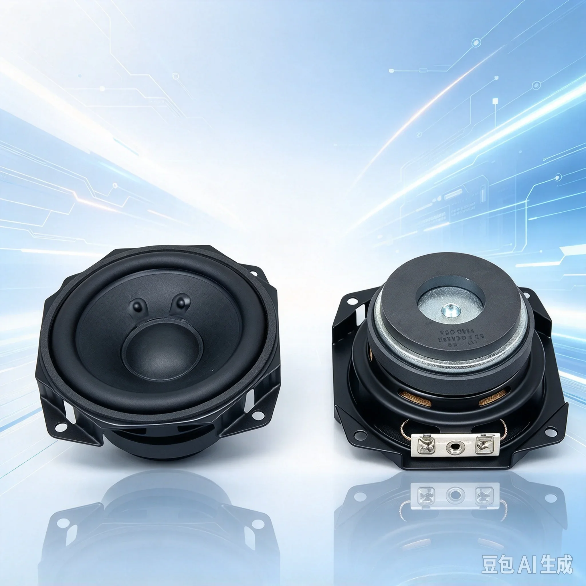 Ring Style 3 Inch Full Range Speaker for HiFi Audio System
