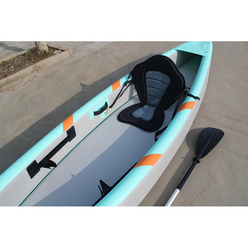 person drop stitch foldable canoe boat  inflatable kayak with accessories