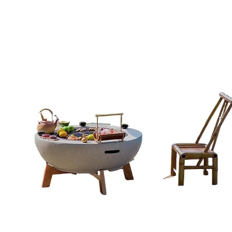 Parrilla grande para patio, parrilla para té, carbón interior, parrilla de carbón para exteriores, brasero doméstico