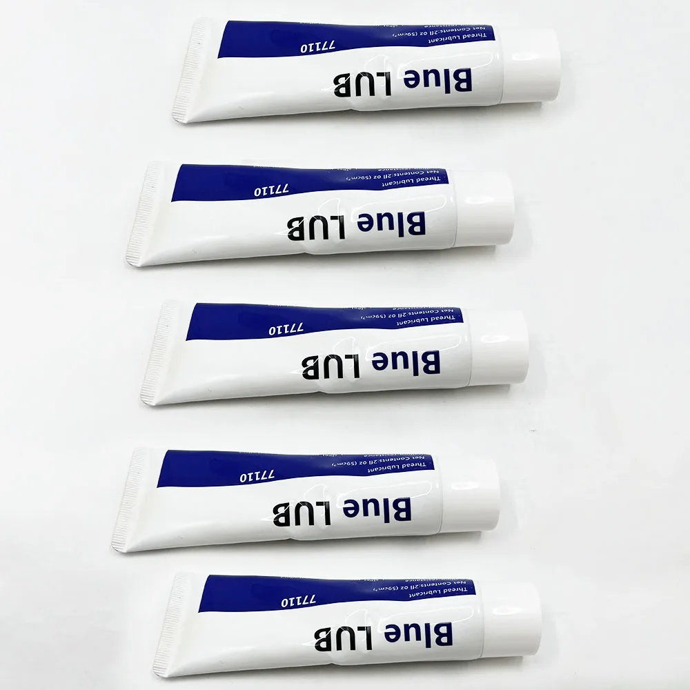 

5pcs Blue Glue For BOAO Water jet Cutting Spares Thread lubricant Blue Goop 5657 For HEAD Waterjet Cutter Head Bule LUB 90055