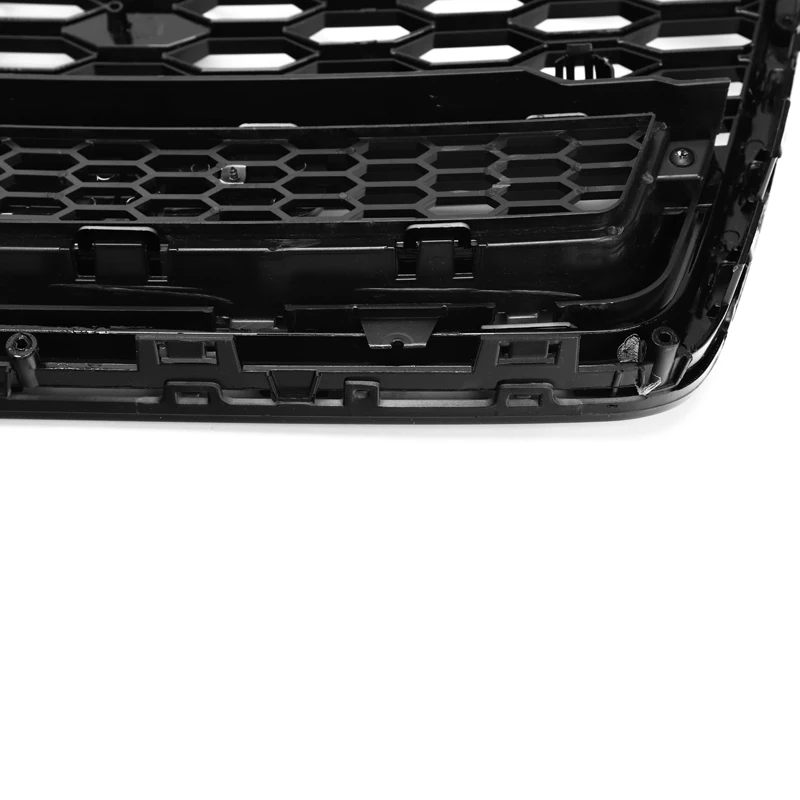 Black ABS Car bumper grills For A6 S6 C7.5 Upgrade RS6 style Honeycomb Grill with Lower Mesh 2016 2017 2018custom