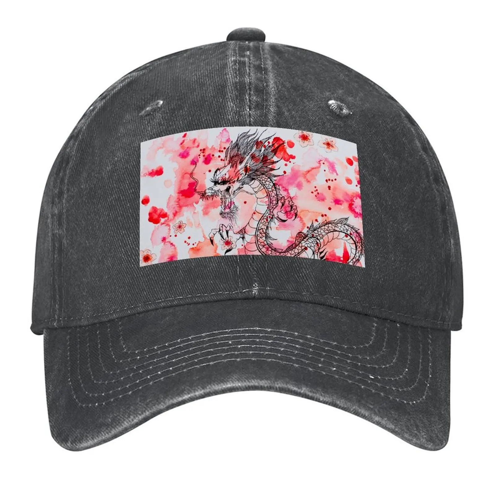 

Daydreams of Dancing Dragons - YLM_arts Baseball Cap Golf Hat Winter hat Uv Protection Solar Hat western Girl'S Hats Men's