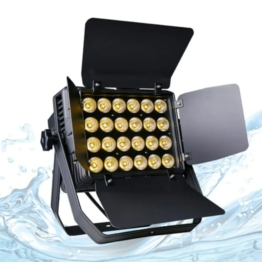 

Par Light 300W LED Stage Lights IP65 Waterproof Outdoor 3500K7500K Uplights WarmCold White Strobe Wash Light DMX512 Sound Activ