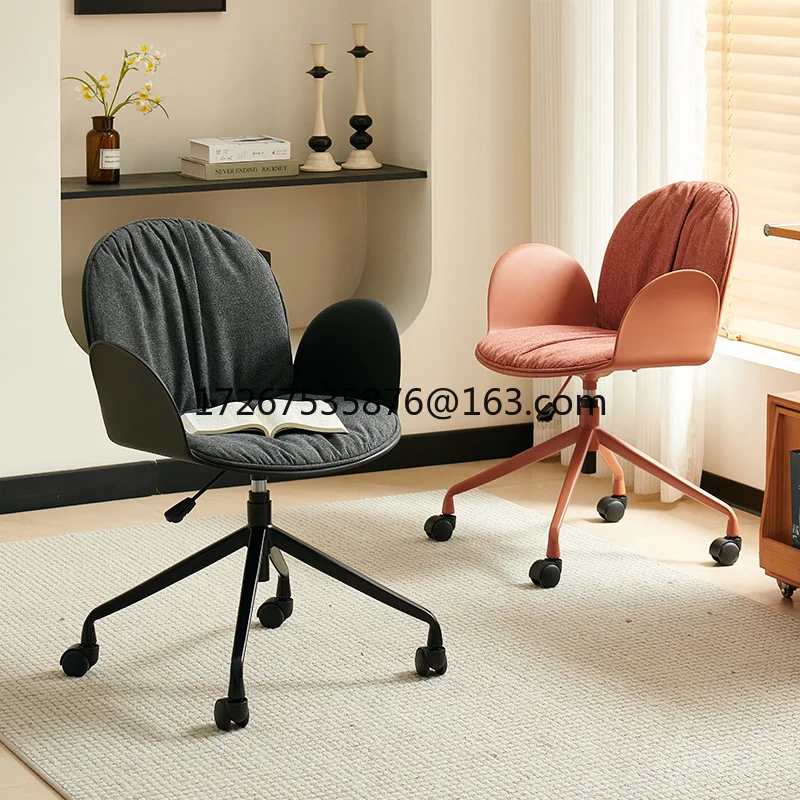 

Simple backrest,desk and chair, student dormitory chair, comfortable and sedentary waist protection, lifting office swivel chair