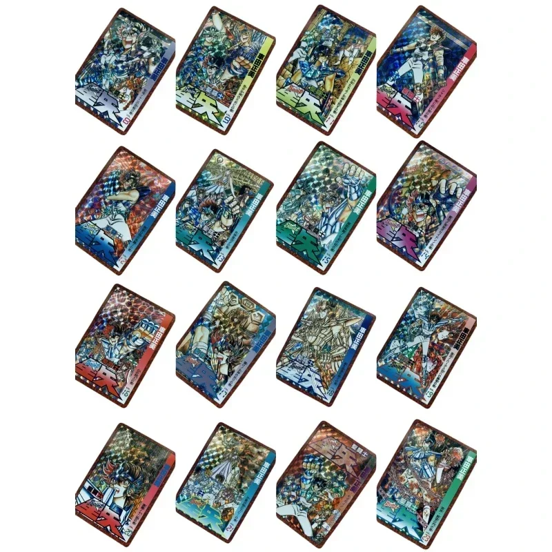 30pcs/set Saint Seiya Cover Picture Book Saori Kido Animation Characters Plaid Flash Card Anime Classics Game Collection Cards