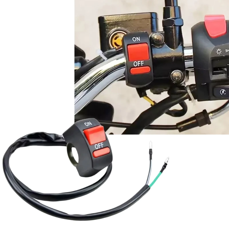 

D0UC Электрический велосипед для мотоцикла, 2-проводные переключатели, монтаж без инструментов, водонепроницаемые обновления для