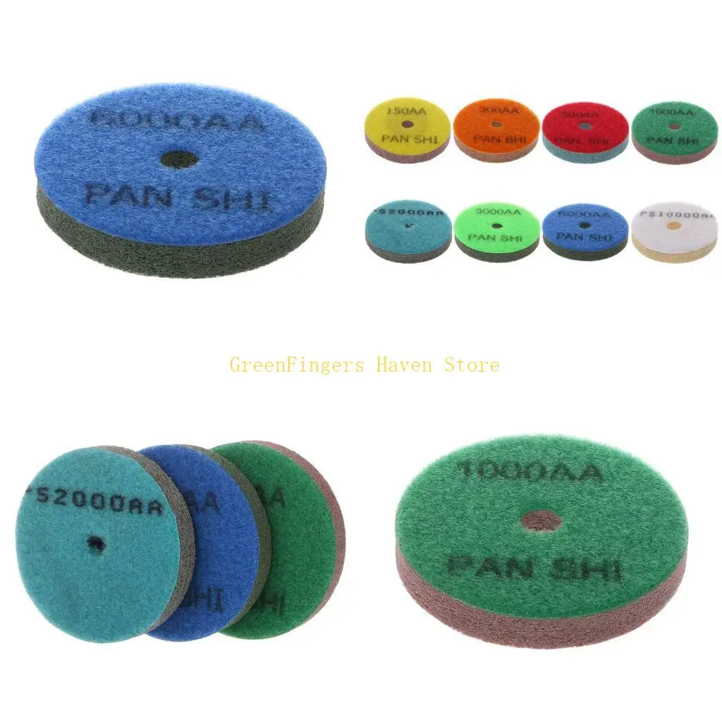 

F68D 3-дюймовая губка для полировки мрамора, абразив для шлифования гранита, бетонного пола