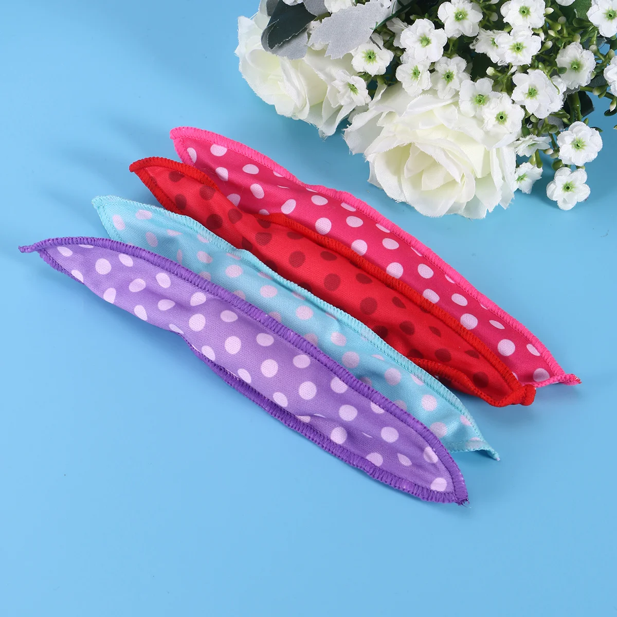 

20Pcs Sponge Hair Curlers Polka Dot Design Soft Rollers for Quick Fashionable Hairstyles At Home Ideal Hair Styling Tool for All