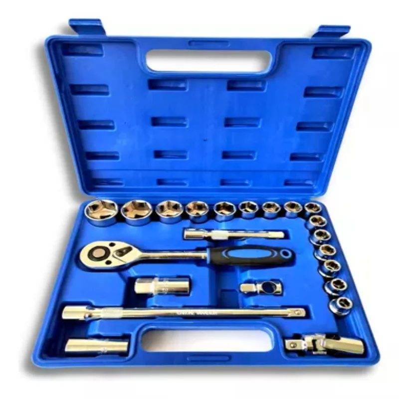 Game Sockets 22 Piece 10A 32mm Full Color Blue Tool Kit Wrench