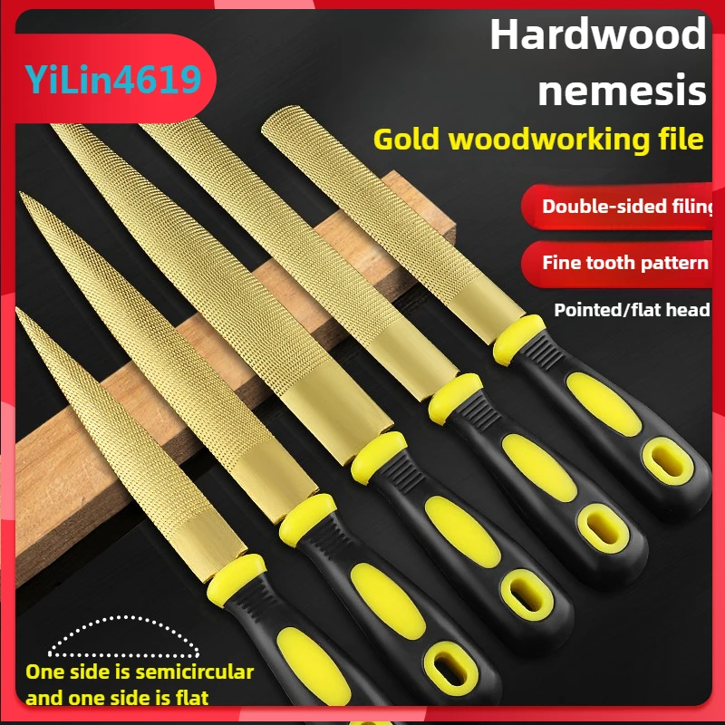 Woodworking File, Gold File, Coarse Teeth, Used for Grinding and Shaping