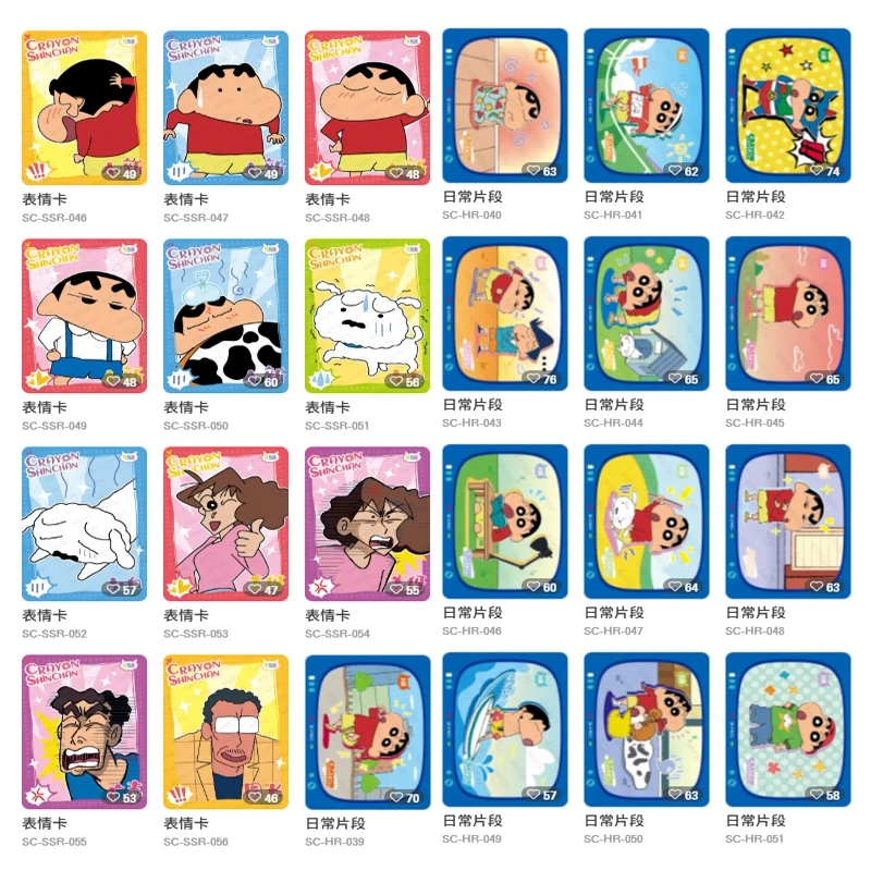 KAYOU Crayon Shin-chan Collection Cards Xianyanbao Tier4 Wave3 - Holo Rare PR/AR Cards Christmas Gift Kids