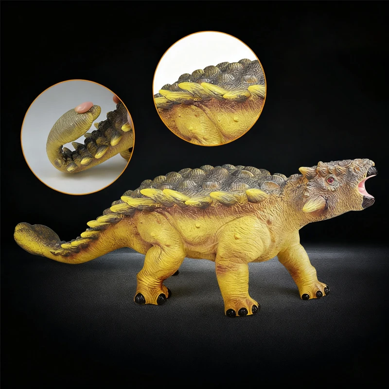 

Ankylosaur Simulated Animal Model PVC Aoft Rubber Dinosaur Action Figure Collectible Plastic Ornaments Surprise Holiday Gifts