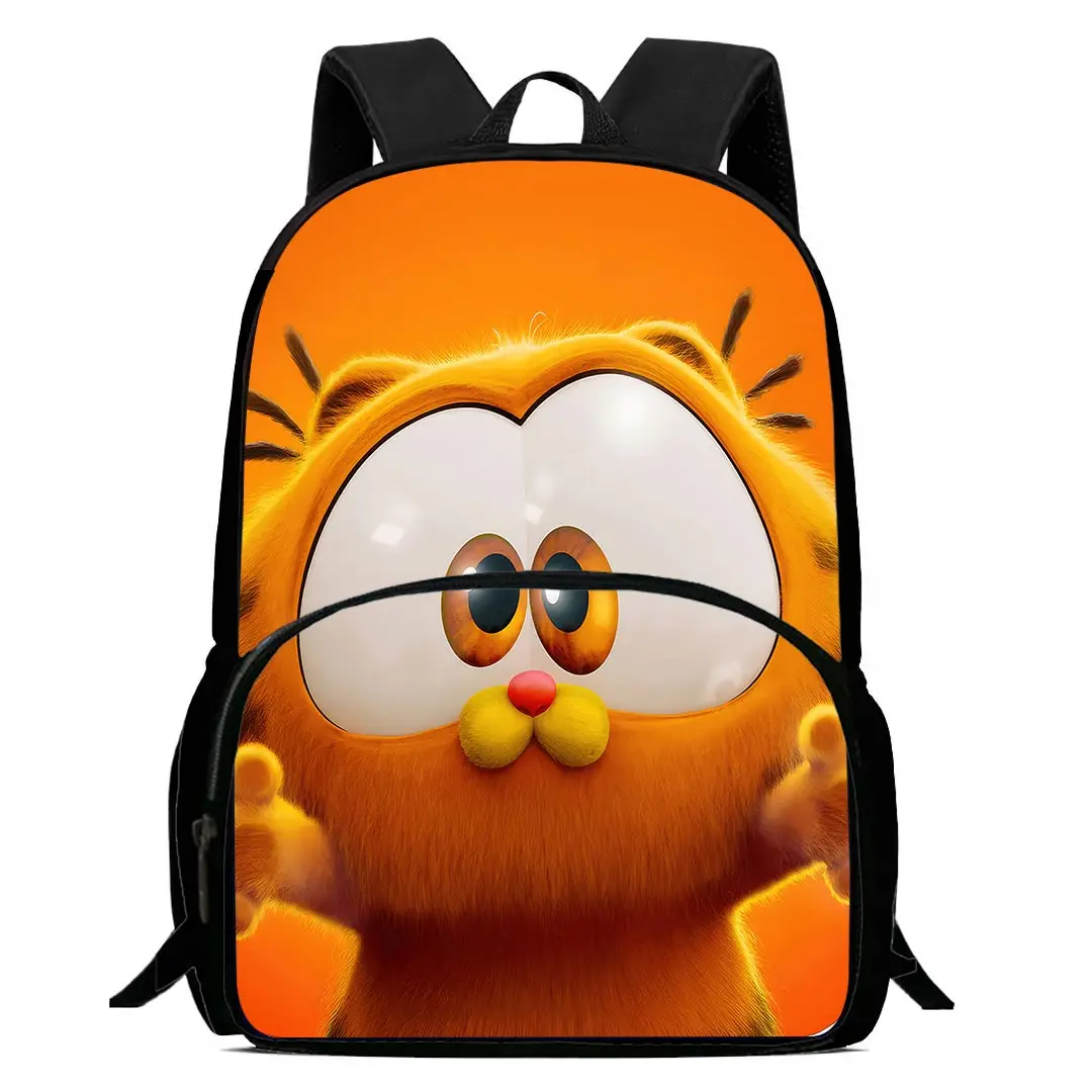 Cartoon Kids Backpacks Boys Girl G-Garfields-Cat Student Birthday Gift Child School Bags Large Capacity Camping Durable Rucksack