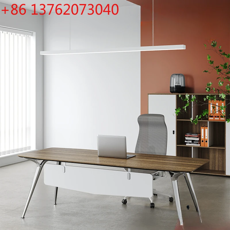 

Письменный стол Boss, одиночная офисная мебель, большой классный стол, офисный стол и стул для менеджера