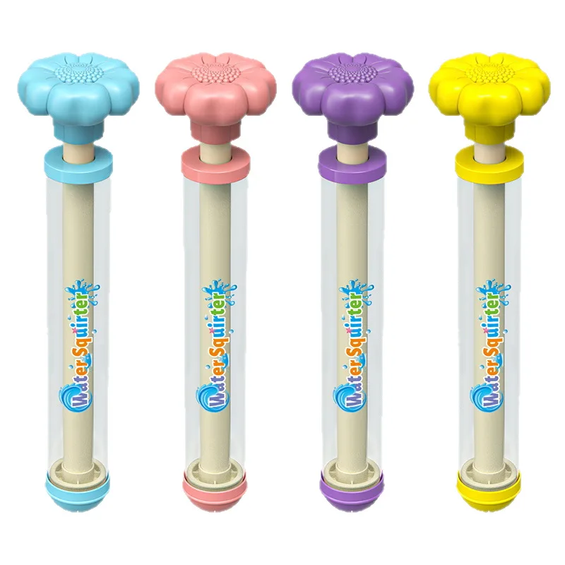 Popular Summer Outdoor Fireworks Water Gun Pull-out Children's Toys Water Spray Gun Beach Water Battle Water Gun