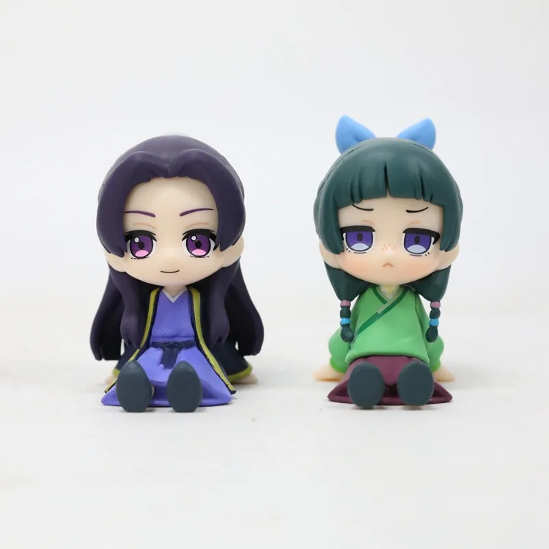 

The Apothecary Diaries Adorable Jinshi Sitting Figure with Cat Ears Anime Cartoon Model Trendy Plaything Collectible Gift