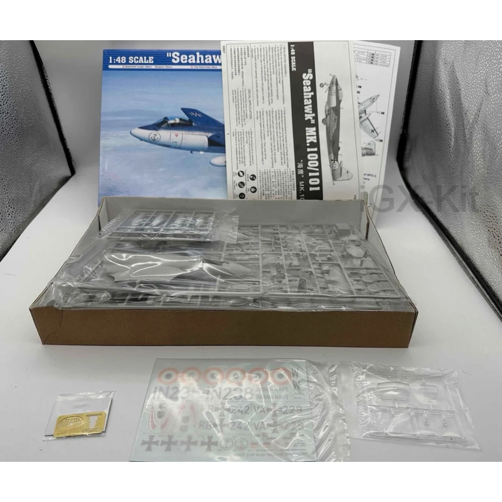 

Trumpeter 02827 1:48 Британский Хокер Морской Ястреб Mk100/101 Набор пластиковых моделей для сборки самолета