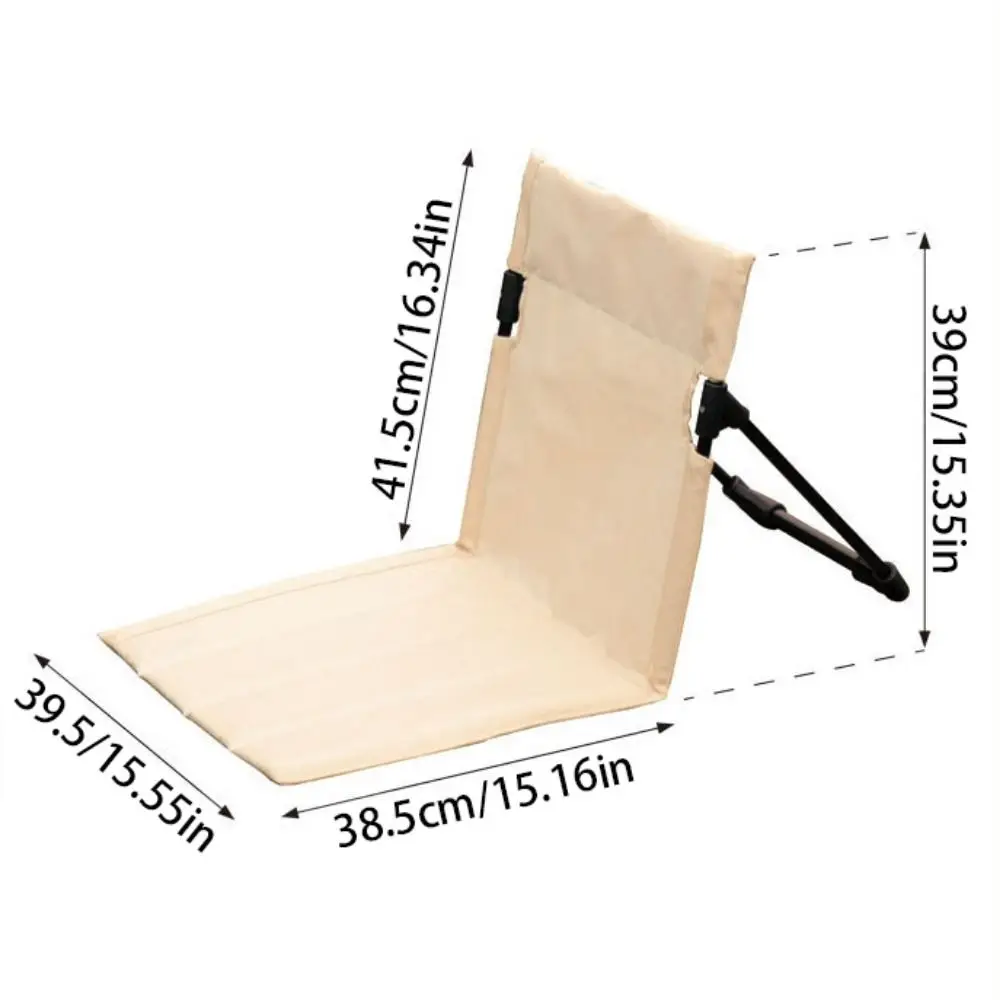 Aluminum Alloy Frame Foldable Camping Chair Comfortable Sitting Backrest Chair Portable Folding Seat Stable - Image 5