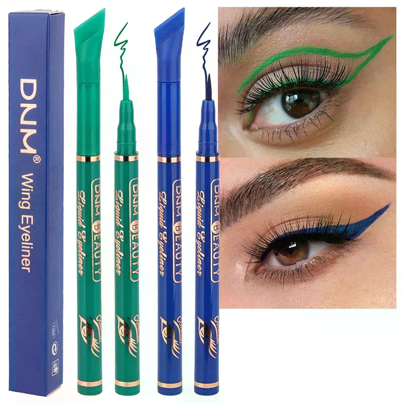 Red Matte Liquid Eyeliner Pen 12 Colors Makeup Waterproof Quickly Drying Smooth Ultra-thin Eye Liner Wing Tips Cosmetics