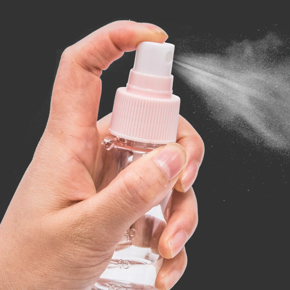 1Set Kosmetik Subverpackung Flasche Rosa Wiederverwendbare Nachfüllbare Reise Spray Flüssigkeit Container Spender Make-Up Zubehör