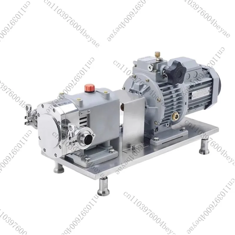 Food Grade Stainless Steel High Viscosity Cam Rotor Pump High Temperature Resistant Pump for Batter Honey Chili Syrup
