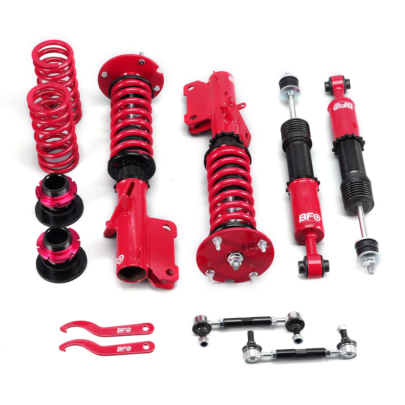 Full Coilovers Struts Absorber For Ford Mustang GT S-197 2005-2014 Height Adjustable