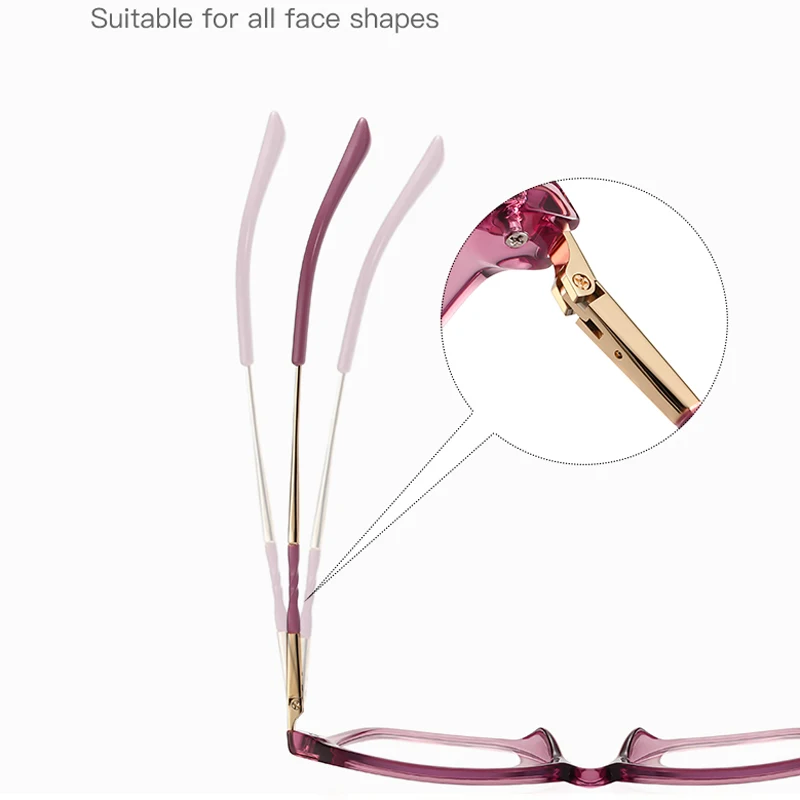 نظارات قصر النظر المضادة للضوء الأزرق من KIZN بإطار كبير عتيق للنساء والرجال وصفة طبية نظارات بصرية مخصصة-0-50 إلى -10