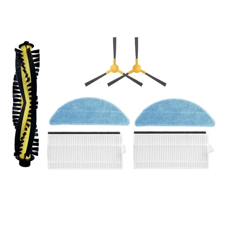 

【ADORN】7 шт. для робота-пылесоса IKOHS Netbot S15 / Polaris PVCR 3300 IQ: основная и боковые щетки, HEPA-фильтр, аксессуары для влажной уборки